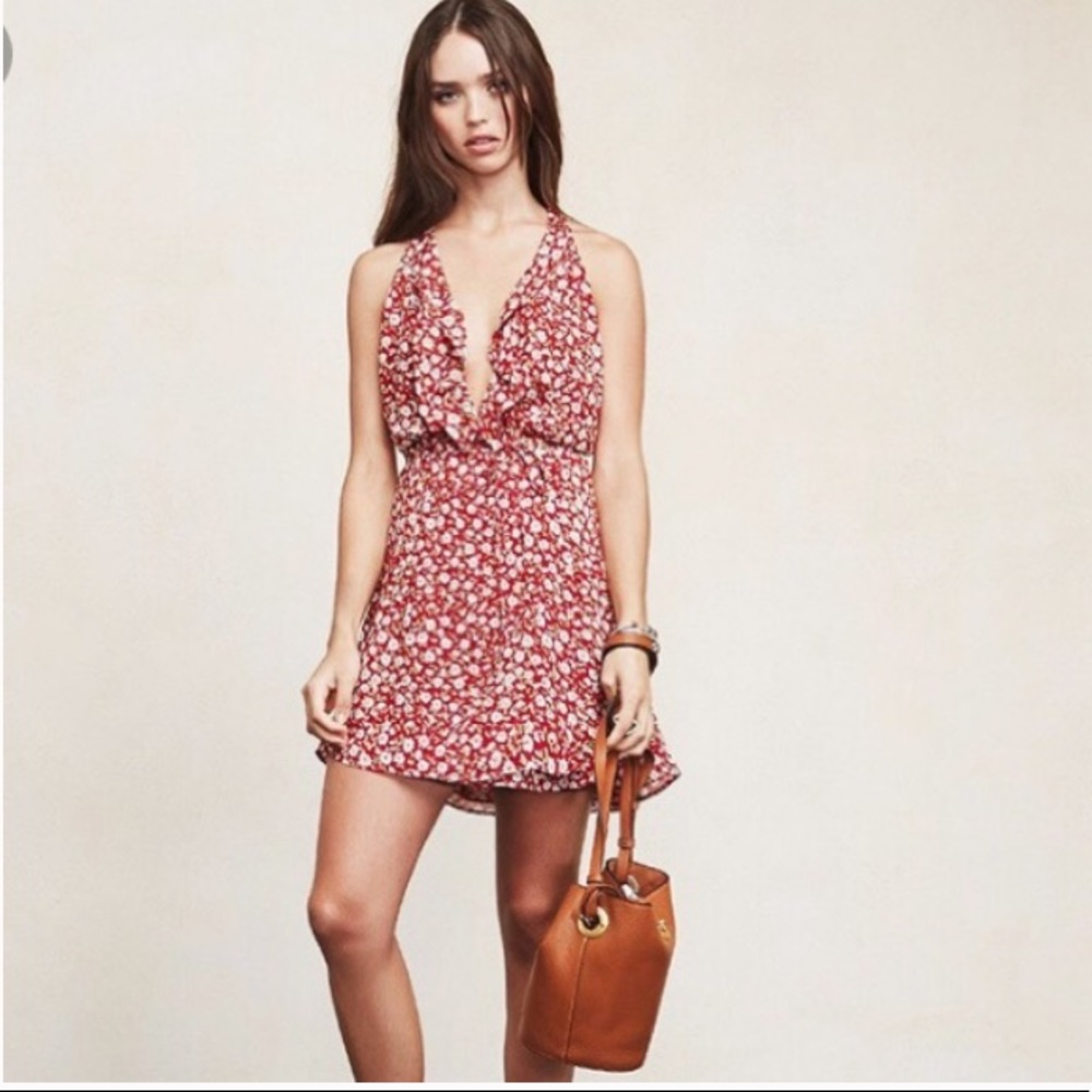 Reformation • Hali Floral Wrap Dress